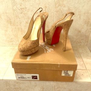 Bianca Sling Cork Christian Louboutin
